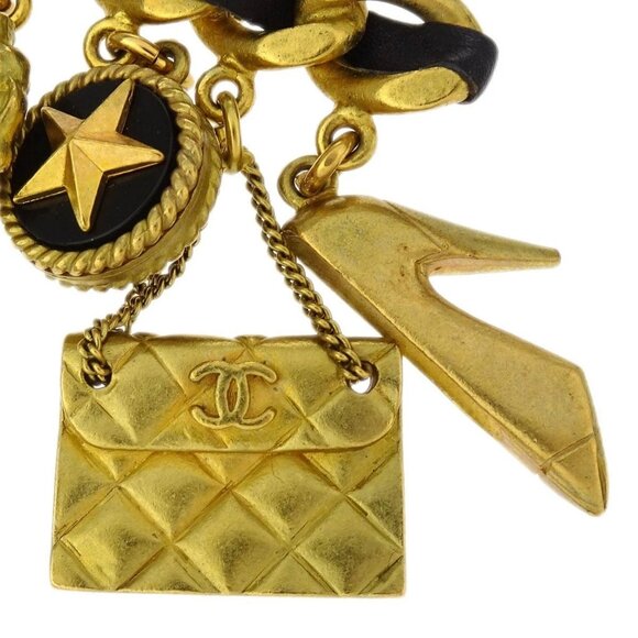 Chanel Icon Brooch Pin Gold Artificial Pearl - Picture 4 of 6